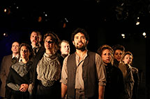 Spencer Aste, Mara Beier, Dewey Caddell, Shira Averbuch, George Demas, Jared Young, Emily Kratter, Stephanie Regina, Lynn Mancinelli - photo by Dixie Sheridan